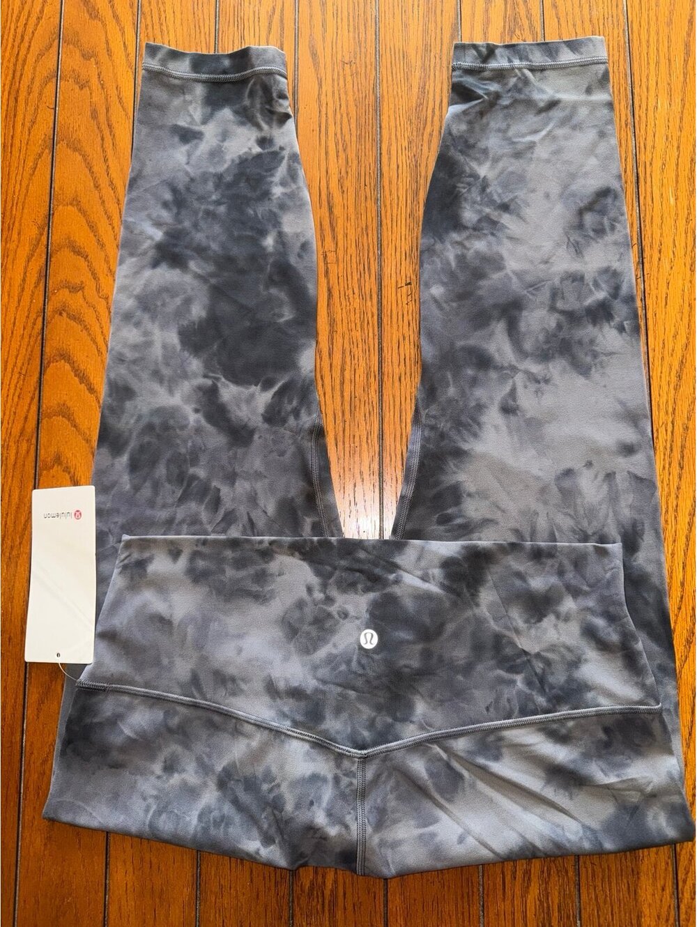 Lululemon Align High Rise 25”  Diamond Dye Pitch Grey Graphite Grey Size 14 NWT